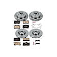 2010 Lexus IS350 - Front and Rear Brake Disc and Pad Kit, Natural Finish, Plain Surface, 5 Lugs, 310 mm, Ceramic, Vehicles Built For Canada Market Only, 3.5L 6Cyl, Z17 OE Replacement