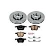 KOE4552 Front Brake Disc and Pad Kit, Natural Finish, Plain Surface, 5 Lugs, 335.5 mm, Ceramic, Z17 OE Replacement