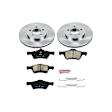 KOE4581 Front Brake Disc and Pad Kit, Natural Finish, Plain Surface, 5 Lugs, 302.8 mm, Ceramic, Z17 OE Replacement