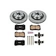 2016 Dodge Challenger - Rear Brake Disc and Pad Kit, Natural Finish, Plain Surface, 5 Lugs, 350 mm, Ceramic, 6.4L 8Cyl, Z17 OE Replacement