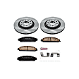 2005 Mercury Montego Premier 6 Cyl 3.0L - Front Brake Disc and Pad Kit, Natural Finish, Plain Surface, 5 Lugs, 315 mm, Ceramic, 3.0L 6Cyl, Z17 OE Replacement