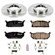 1994 Geo Metro - Front Brake Disc and Pad Kit, Natural Finish, Plain Surface, 4 Lugs, 214.88 mm, Ceramic, 1.3L 4Cyl, OE Replacement