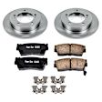 KOE4919 Front Brake Disc and Pad Kit, Plain Surface 5 Lugs 290 mm Ceramic OE Replacement