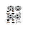 4-Wheel Set Power Stop&reg; KOE5439 Front and Rear OE Stock Replacement Low-Dust Ceramic Brake Pad and Rotor Kit