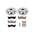 KOE5570 Rear Brake Disc and Pad Kit, Plain Surface 5 Lugs 300.4 mm Ceramic Z17 OE Replacement