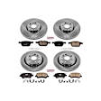 2014 Volvo XC60 - Front and Rear Brake Disc and Pad Kit, Plain Surface, 5 Lugs, 302.2 mm, Ceramic, 3.2L 6Cyl, Z17 OE Replacement
