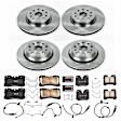 2017 Lexus LS460 - Front and Rear Brake Disc and Pad Kit, Plain Surface, 5 Lugs, 315 mm, Ceramic, RWD,  This kit includes the electronic pad wear sensors, Z17 OE Replacement