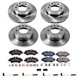 2018 Mercedes Benz Sprinter 2500 - Front and Rear Brake Disc and Pad Kit, Plain Surface, 6 Lugs, 298 mm, Ceramic, Z17 OE Replacement