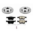 2015 Ford Fusion - Rear Brake Disc and Pad Kit, Natural Finish, Plain Surface, 5 Lugs, 315.8 mm, Ceramic, engvin: U, Naturally Aspirated, PLUG-IN HYBRID EV-GAS (PHEV), 2.0L 4Cyl, Z17 OE Replacement