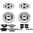 4-Wheel Set Power Stop&reg; KOE6839 Front and Rear OE Stock Replacement Low-Dust Ceramic Brake Pad and Rotor Kit