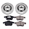 KOE6840 Front Brake Disc and Pad Kit, Natural Finish, Plain Surface, 5 Lugs, 305 mm, Ceramic, Z17 OE Replacement