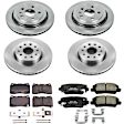 2017 Cadillac CTS - Front and Rear Brake Disc and Pad Kit, Natural Finish, Plain Surface, 5 Lugs, 315 mm, Ceramic, 3.6L 6Cyl, Z17 OE Replacement