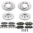 2019 Ford Transit-250 - Front and Rear Brake Disc and Pad Kit, Plain Surface, 5 Lugs, 308 mm, Ceramic, 3.7L 6Cyl, Z17 OE Replacement