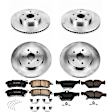 2017 Subaru Legacy - Front and Rear Brake Disc and Pad Kit, Plain Surface, 5 Lugs, 293.5 mm, Ceramic, Z17 OE Replacement
