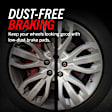 KOE7499 Rear Brake Disc and Pad Kit, Plain Surface 5 Lugs 295 mm Ceramic AWD Z17 OE Replacement