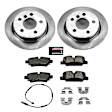 2019 Mini Cooper - Rear Brake Disc and Pad Kit, Plain Surface, 5 Lugs, 259 mm, Ceramic, 1.5L 3Cyl, Z17 OE Replacement