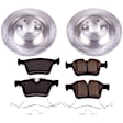 2018 Volvo S90 - Rear Brake Disc and Pad Kit, Natural Finish, Plain Surface, 5 Lugs, 320 mm, Ceramic, With Front Disc, With Rear Disc, With 320mm Rear Rotor, 2.0L 4Cyl, Z17 OE Replacement