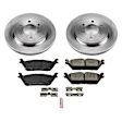 KOE8030 Rear Brake Disc and Pad Kit, Plain Surface, 6 Lugs, 335.28 mm, Ceramic, Z17 OE Replacement