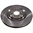 2020 Audi Q7 - Rear Brake Disc and Pad Kit, Plain Surface, 5 Lugs, 349.7 mm, Ceramic, To 11/25/2019, Z17 OE Replacement