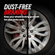 KOE8695 Front and Rear Brake Disc and Pad Kit, Plain Surface, 5 Lugs, 305 mm, Ceramic, Z17 OE Replacement