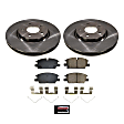 KOE8751 Front Brake Disc and Pad Kit, Plain Surface, 5 Lugs, 295.7 mm, Ceramic, Z17 OE Replacement