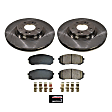 KOE8752 Front Brake Disc and Pad Kit, Plain Surface, 5 Lugs, 305 mm, Ceramic, Z17 OE Replacement