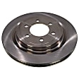 KOE8804 Front and Rear Brake Disc and Pad Kit, Plain Surface, 6 Lugs, 350 mm, Ceramic, Z17 OE Replacement