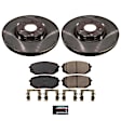 2022 Hyundai Tucson - Front Brake Disc and Pad Kit, Plain Surface, 5 Lugs, 325 mm, Ceramic, 1.6L 4Cyl, Z17 OE Replacement