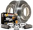 MDK4717 2-Wheel Set Brake Disc and Pad Kit, Plain Surface 8 Lugs 345 mm Z36 Extreme Truck And Tow, Includes (2) Brake Disc and (1) Brake Pad Set