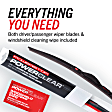 PCK-1717-2 Front PowerClear Series Wiper Blade, Frameless 17 in.