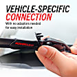 PCK-2222-1 Front PowerClear Series Wiper Blade, Frameless 22 in.