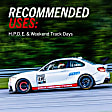 2017 Nissan Pathfinder - Rear Carbon Fiber Metallic Brake Pad Set, Track Day