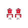 S2574 Rear High-Heat Powder Coated Brake Calipers