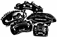 S2584BLK Front Performance Series Brake Caliper, 2-Wheel Set