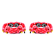 S2712 Front High-Heat Powder Coated Brake Calipers, With Front Caliper Casting # 13WL