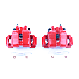 S3116 Front High-Heat Powder Coated Brake Calipers
