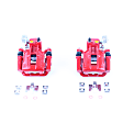 S4824A Rear High-Heat Powder Coated Brake Calipers