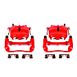 S4974 Front High-Heat Powder Coated Brake Calipers