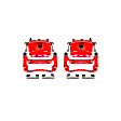 S4990 Front High-Heat Powder Coated Brake Calipers