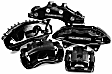 S5016ABLK Front Performance Series Brake Caliper, 2-Wheel Set