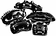 S5054BLK Front Performance Series Brake Caliper, 2-Wheel Set