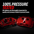 S5058 Rear High-Heat Powder Coated Brake Calipers
