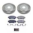 SC1542 Front Brake Disc and Pad Kit, Plain Surface, 5 Lugs, 303 mm, Ceramic, Z17 OE Replacement
