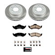 SC2139 Front Brake Disc and Pad Kit, Plain Surface, 6 Lugs, 287 mm, Ceramic, Z17 OE Replacement