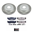 SC2167 Front Brake Disc and Pad Kit, Plain Surface, 5 Lugs, 336 mm, Ceramic, Z17 OE Replacement