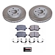 SC3116 Front Brake Disc and Pad Kit, Plain Surface, 5 Lugs, 276 mm, Ceramic, Z17 OE Replacement