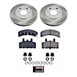 SC3132 Front Brake Disc and Pad Kit, Plain Surface, 5 Lugs, 278 mm, Ceramic, Z17 OE Replacement