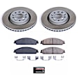 SC4599 Front Brake Disc and Pad Kit, Plain Surface, 5 Lugs, 315 mm, Ceramic, Z17 OE Replacement