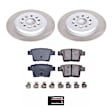 SC4600 Rear Brake Disc and Pad Kit, Plain Surface, 5 Lugs, 330 mm, Ceramic, Z17 OE Replacement