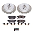 SC4621 Rear Brake Disc and Pad Kit, Plain Surface, 6 Lugs, 285.5 mm, Ceramic